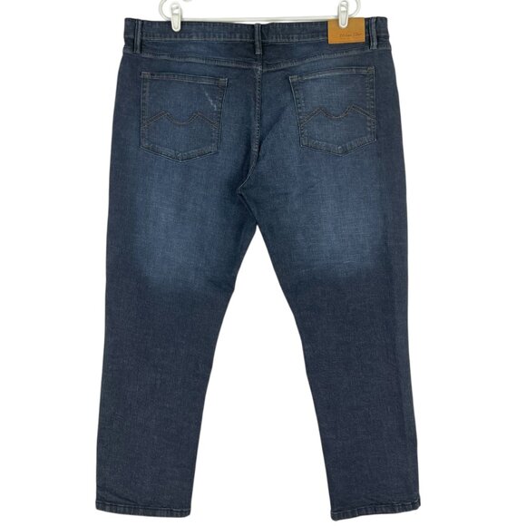 Urban Star Men's Blue Straight Leg Stretch Denim Jeans Size 44x30 Regular - Picture 2 of 12